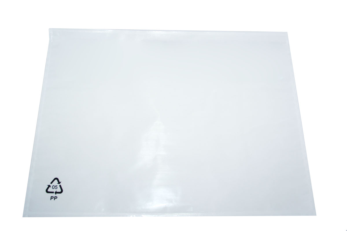 500 x A5 Plain Clear Document Enclosed Wallets 