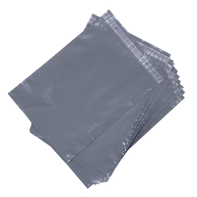 Plastic mailing bags grey selfseal Packaging2Buy