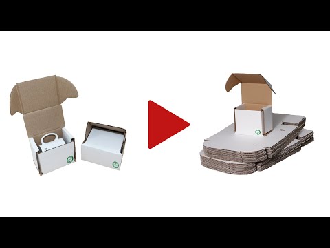 Triplast 6x6x6 Inch Small Cardboard Postal Boxes - Pack Of 25 Single Wall Shipping Cube Boxes 152x152x152mm 317570 - View #3