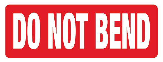 250 1x3 DO NOT BENDLabel Stickers for shipping 250 1x3 DO NOT BEND NEW SHIPPING 