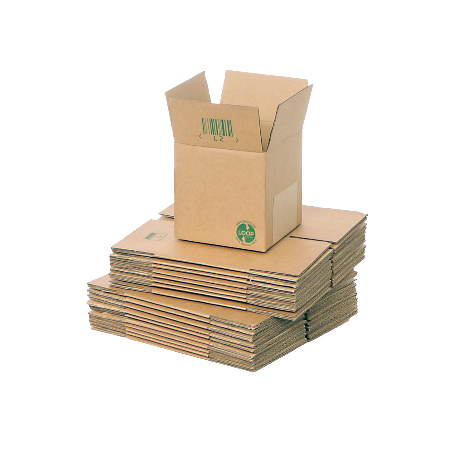 102x102x102mm SMALL SQUARE CUBED 10x 4x4x4"SINGLE WALL Cardboard Postal Boxes 