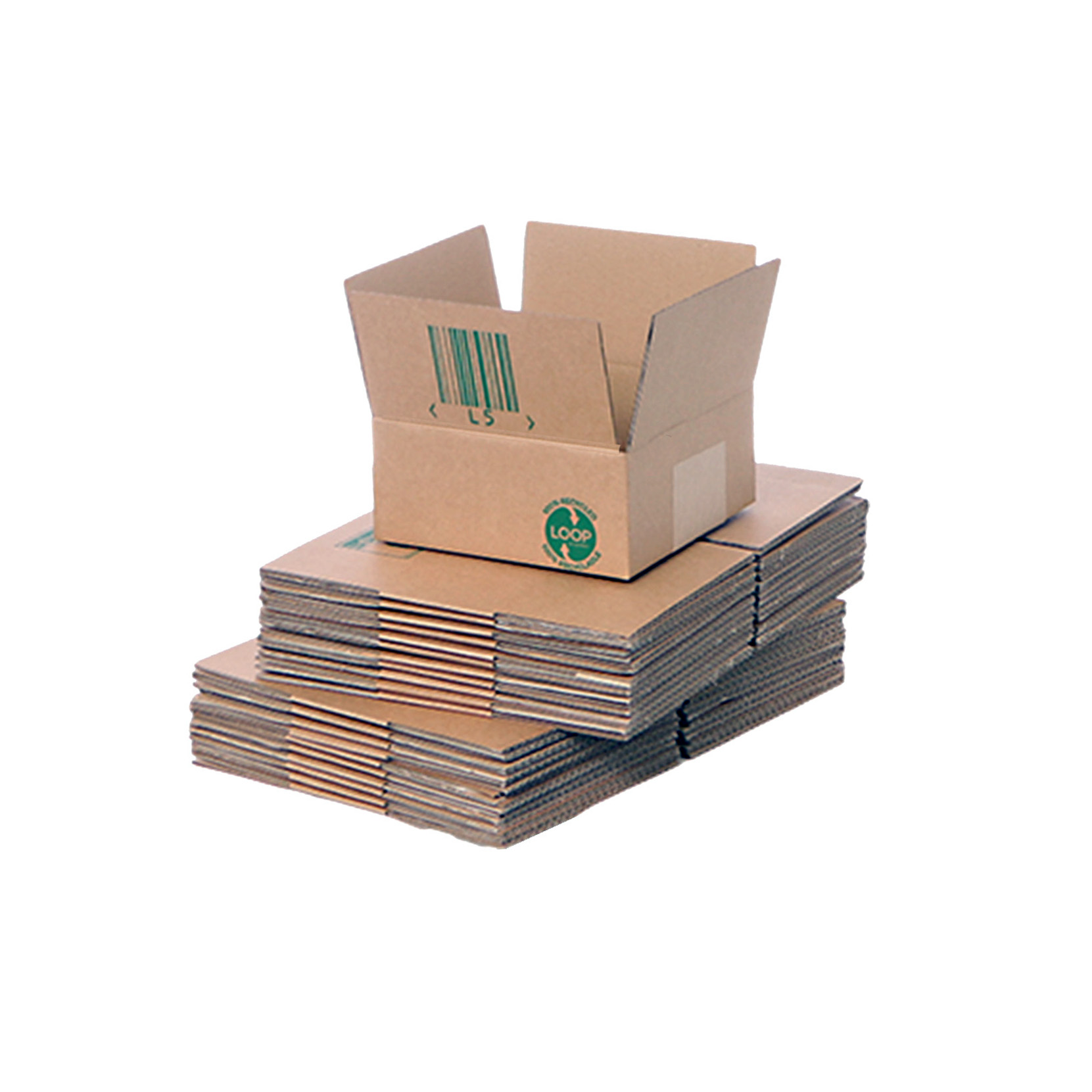 Pen+Gear Small Recycled Moving and Storage Boxes, 17 in. L x 11 in. W x 13  in. H, Kraft, 25 Count