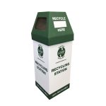 cardboard recycling rubbish bins