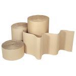corrugated packing paper rolls for wrapping & cushioning