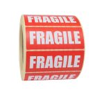 printed fragile self adhesive labels