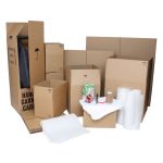 large moving kit & accessories, plus cardboard wardrobe boxes