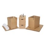 student moving boxes & kits with packing accessories