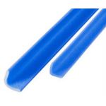 recyclable blue foam edge protectors for protective packaging