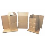 cardboard boxes pack with 35 boxes in three sizes