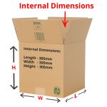 double wall boxes 305x305x305mm