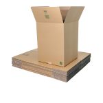 environmentally friendly double wall boxes made of biodegradable packaging materials