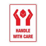 handle with care labels for shipping and storage