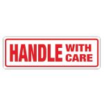 handle with care sticky labels for shipping and storage