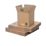 recyclable single wall boxes for biodegradable packaging