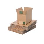 sustainable single wall boxes made from biodegradable packaging