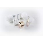 white paper packaging for geami wrappak system