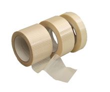 adhesive reinforced security cross weave tape