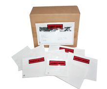 self adhesive pouches document enclosed