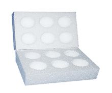 polystyrene egg postal boxes