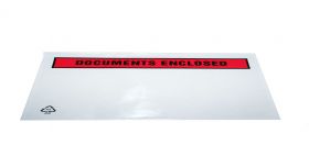 self adhesive printed documents enclosed shipping envelopes