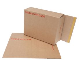 self seal cardboard postal boxes