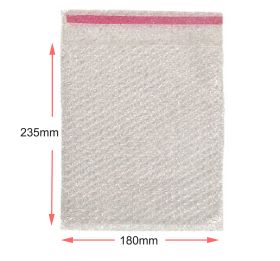 bubble wrap pouches with self seal strip