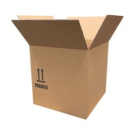 350mm cube storage boxes made from recyclable recycled cardboard