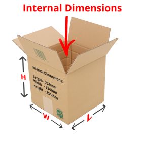 double wall boxes 254x254x254mm