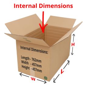 double wall boxes 762x457x457mm