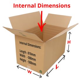 double wall boxes 810x508x508mm