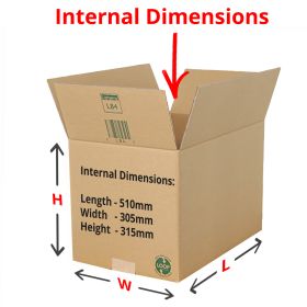 double wall boxes 510x305x315mm