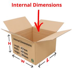 eco friendly recyclable boxes 457x457x305mm