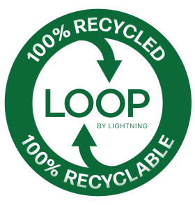 loop 100% recycled packaging