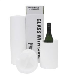 cylindrical bottle packaging for wine, spirits & champagne