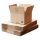 square boxes single wall for recyclable packaging