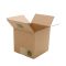 recyclable single wall boxes with Kraft outer