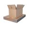 recyclable double wall loop boxes for shipping and storage