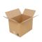 recyclable single wall boxes / cartons with smooth Kraft outer