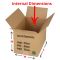 eco friendly cardboard storage boxes 457x305x305mm